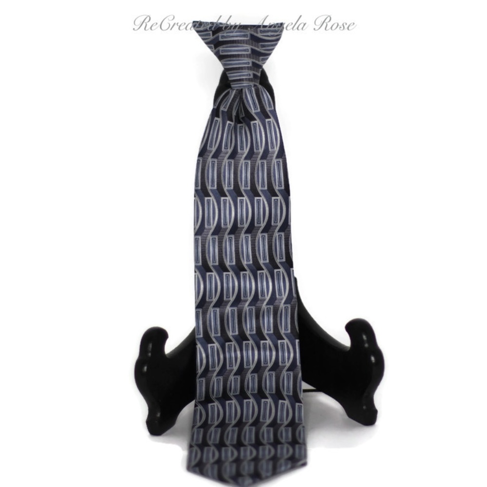 Kids Clip On Tie Dockers Blue